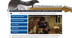 Desktop Screenshot of 121guitarlessons.co.uk